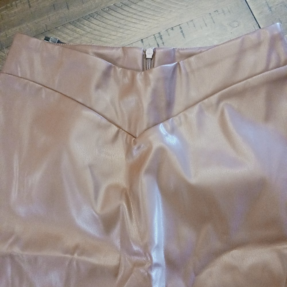 Commence Mini Skirt - Faux Leather